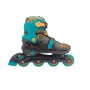 Детски ролери Mercado Trade, За деца, Регулируеми, Черен-Зелен, снимка 1