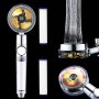 Турбо Душ Слушалка с пречистващ филтър и копче за спиране на водата Turbo SPA Shower Нова, слушалки, снимка 4