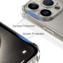 Нов Айфон iPhone 15 Pro Калъф + 2 Защитни Стъкла Удароустойчив Кристална Прозрачност, снимка 7