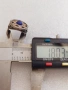 Дизайнерски дамски пръстен със златни 14к орнаменти и сребро проба 925, снимка 7