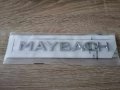 Майбах Maybach сребриста емблема надпис, снимка 1