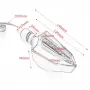 12V мигачи с бяла дневна и оранжева светлина 2 броя, снимка 5