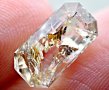 Уникален ултра рядък  петролен кварц диамант, снимка 8