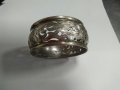 Класика уникална ръчна изработка сребърна гривна
