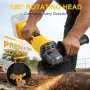 Акумулаторен ъглошлайф и циркуляр 2 в 1, 125 мм, за DeWalt 20 V, снимка 4