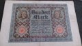 Банкнота 100 райх марки 1920година - 14582
