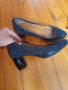 Дамски кожени обувки на ток, снимка 1 - Дамски обувки на ток - 42461258