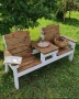 Градинска пейка с масичка „Duo Relax“, снимка 5