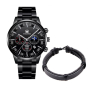 мъжки елегантен водоустойчив часовник , снимка 1 - Водоустойчиви - 44524328