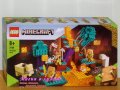 Продавам лего LEGO Minecraft 21168 - Изкривената гора, снимка 1 - Образователни игри - 32124239