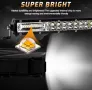 НОВ МОДЕЛ 70 cm 240W 12D ULTRASLIM LED BAR в комплект с окабеляване, снимка 6