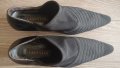 Елегантни обувки комбинация плат еластан и кожа, снимка 2