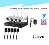 Безжични камери WiFi + 4канален NVR DVR - IP Wireless готов безжичен пакет, снимка 1 - IP камери - 42259373