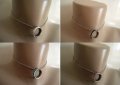 Чокър,чоукър,чокер,колие,ланец с халка,пръстен,пръстенче Ring с , от медицинска стомана четири цвята, снимка 1 - Колиета, медальони, синджири - 29312339