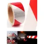 Светлоотразително тиксо бяло и червено 5 см x 5 м, снимка 2