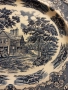 Керамическое блюдо поднос с пейзажем. Англия, снимка 4