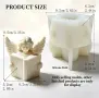 3D ангел четящ книга силиконов молд форма свещи гипс сапун смола , снимка 2