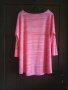 Розова тънка блуза машинно плетиво , снимка 3