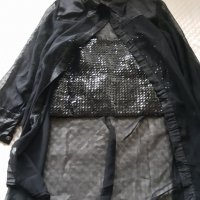 Риза-туника с бюстие от черни паети