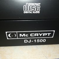 MC CRYPT DJ-1500 CD ВНОС SWISS 0510231425L1EKD, снимка 9 - Ресийвъри, усилватели, смесителни пултове - 42445352