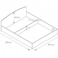 Легло Лео 6 За матрак - 160/200 см., с амортисьорен механизъм, снимка 2 - Спални и легла - 38398061