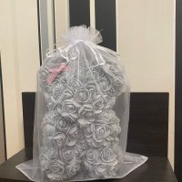 Мече от рози  + подаръчна торбичка , снимка 5 - Декорация за дома - 37326739