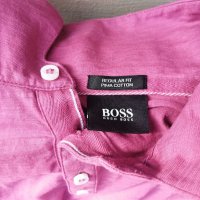 Мъжка блуза с къс ръкав Hugo Boss - L размер, снимка 4 - Блузи - 33869531