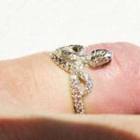 мъжки сребърен пръстен, рокерски пръстен змия моторджийски, снимка 4 - Пръстени - 31306087