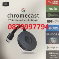 Мултимедиен плеър Chromecast адаптер , снимка 1 - Плейъри, домашно кино, прожектори - 39222485