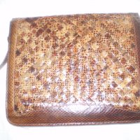 РЕТРО Кожена Дамска Чанта естествена кафява кожа, снимка 3 - Антикварни и старинни предмети - 33859406