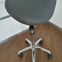 *Козметичен/фризьорски стол - табуретка Organic 59/78 см - бяла-черна - сива, снимка 7 - Друго оборудване - 28061653