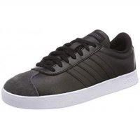  Оригинални кожени Adidas r Vl 2.0 Men's Sneaker Shoes Leather Black Trainers, снимка 2 - Маратонки - 28912256