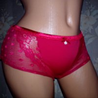 Lisca-M-Красиви луксозни червени бикини микрофибър, дантела, сатен, снимка 3 - Бельо - 35384235