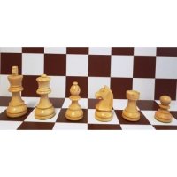 Шах фигури Staunton 5 дизайн тип Абанос  Изработени от чемшир - бели и черни, снимка 9 - Шах и табла - 37591373