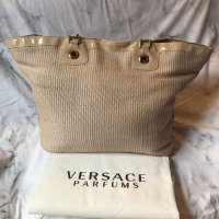 Нова чанта Versace Parfums large tote beach bag , снимка 2 - Чанти - 30481948