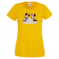 Дамска тениска Mickey & Minnie 4, снимка 10 - Тениски - 36526217