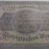 Райх банкнота - 50 000 марки 1922 година Германия - за колекция - 18894, снимка 8 - Нумизматика и бонистика - 31186507