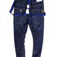 Намалени Нови G-Star ESSENTIALS Limited Edition Dean Soho Tapered Loose +Suspenders Дамски Дънки W27, снимка 15 - Дънки - 29619048