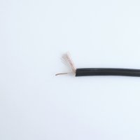 Екраниран кабел едножилен за микрофон MONO черен Ф5,5mm, снимка 1 - Друга електроника - 42568365