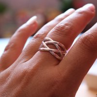 Сребърен пръстен модел R056, снимка 1 - Пръстени - 28854245