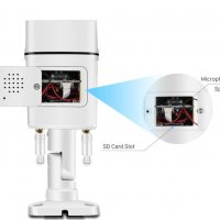 UltraHD 5MPx 4АRRAY Цветно Нощно Виждане IP66 Ударо/Водоуст. H.265X+ 2xWIFI IP Камера mSD Слот Аудио, снимка 15 - IP камери - 31408929