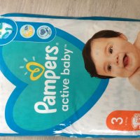 Пелени Pampers Active Baby Mega Box, снимка 1 - Пелени, памперси - 42916046