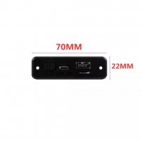 Mp 3 player3,7V - 5 V/2 x 3W аудио модул за вграждане сBluetooth 5.0 Tf card//Fm/ USB, снимка 4 - MP3 и MP4 плеъри - 30447002