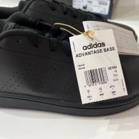 Черни кожени нови маратонки adidas номер 47,3, снимка 7 - Маратонки - 38299346