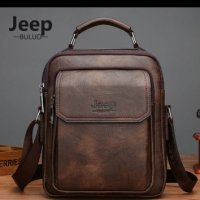 Кожена мъжка чанта Jeep Buluo Brand 2020, снимка 1 - Чанти - 31114434