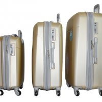 Твърди куфари в три размера, няколко цвята КОД: 8093, снимка 8 - Куфари - 31668846