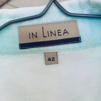 Ленена риза с удължен ръкав IN LINEA, снимка 6 - Ризи - 42278399