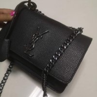 Луксозна Черна чанта YSL, снимка 2 - Чанти - 33867265