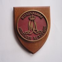 Герб щит корона емблема Кралска Военна Академия , снимка 6 - Антикварни и старинни предмети - 39144725