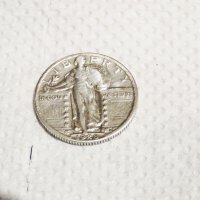 Рядък сребърен американски долар сребърен долар  QUARTER DOLLAR - 1928 г. - за колекционери, снимка 4 - Нумизматика и бонистика - 31553071